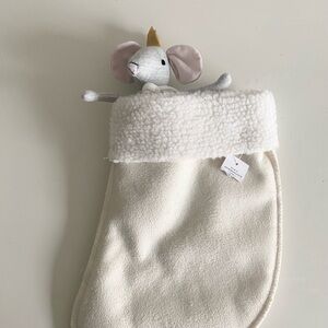 Anthropologie Stocking with Plush Mouse